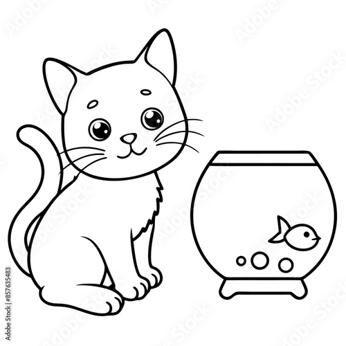 Adorable pets animal for coloring pages