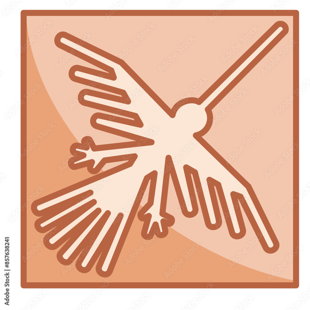Fototapeta premium Nazca Lines Icon