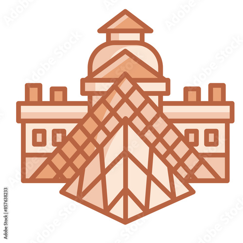 Louvre Museum Icon