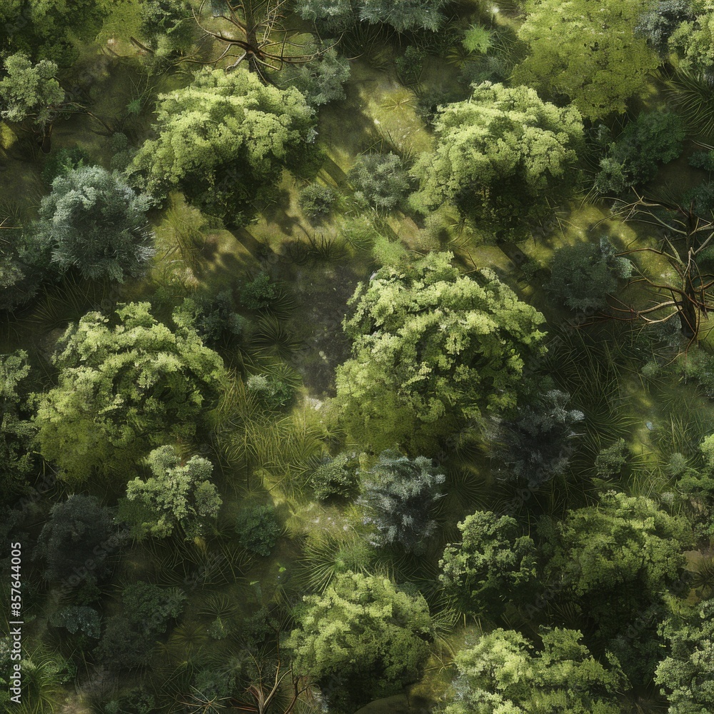 Serene Forest Tranquility. Peaceful nature concept Serene Forest Tranquility. Peaceful nature concept