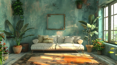 Wallpaper Mural Comfortable living room environment Torontodigital.ca