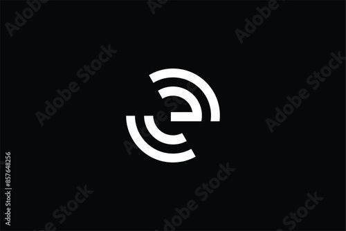 letter E wifi signals logo, letter E infinity icon logo, letter C wifi symbol element,  mobile logo, wireless icon, wifi, radar wave, s security logo