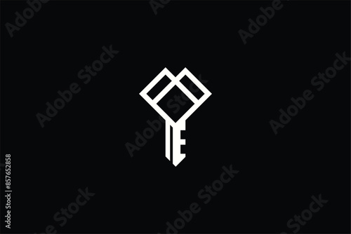 crown and key logo, diamond and key icon logo, : key real estate logo, gold key logo, Real estate key vector logo, unique letter M initial key logo, security logo
