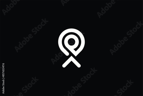 letter P arrow sign logo, letter P location pin logo, letter P gps pin logo, letter P transport company logo, letter P search logo
