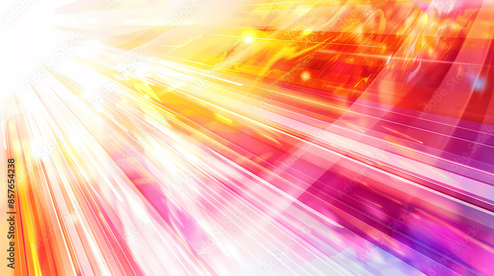 Abstract background of rays and bokeh lights Abstract background of rays and bokeh lights