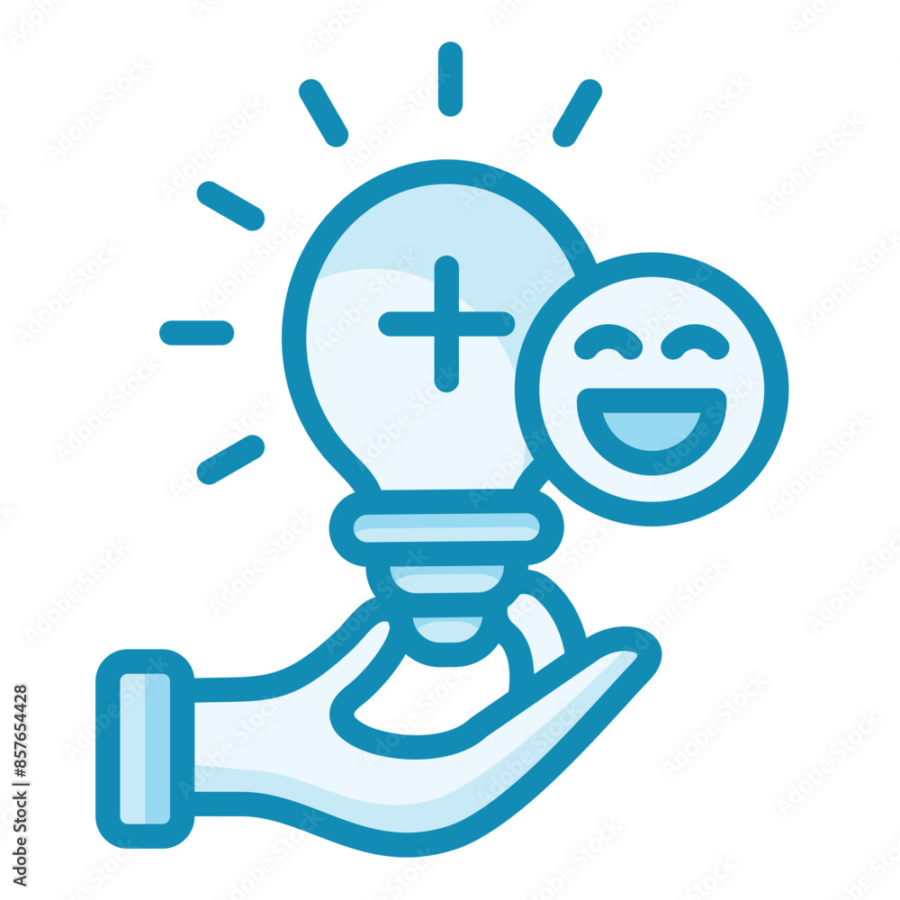 Positive Thinking Icon Positive Thinking Icon