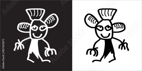  IIlustration Vector graphics of Bitsbats icon