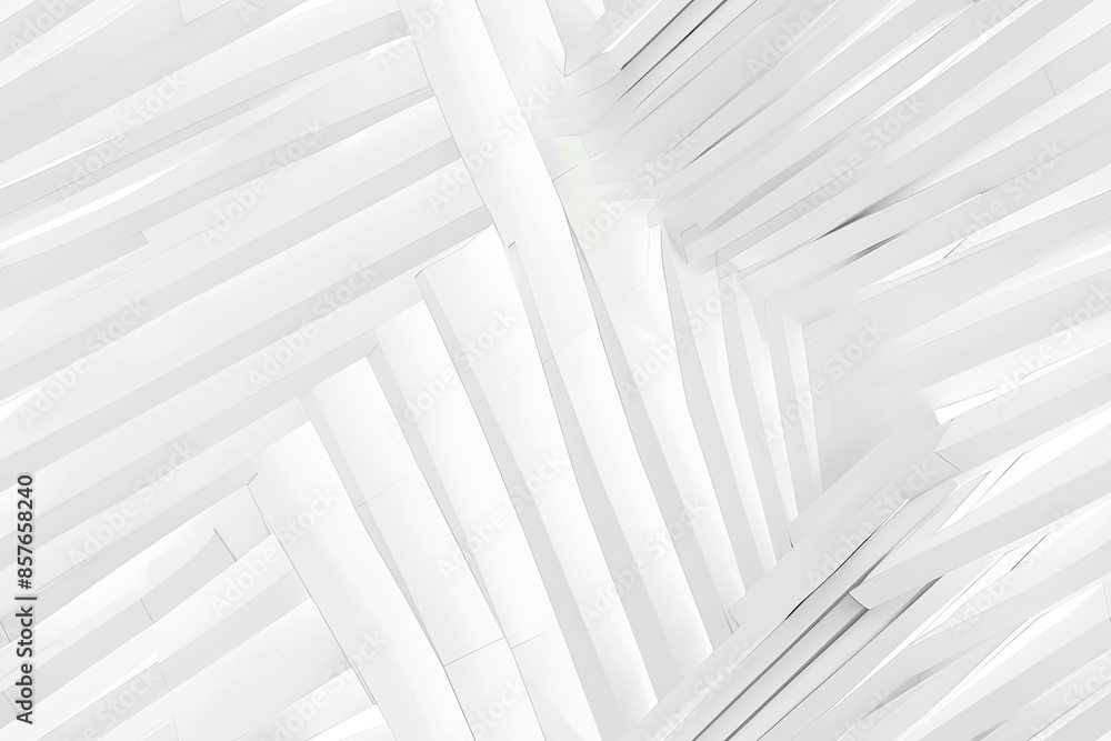 Naklejka premium White Minimalist Abstract Background created with Generative AI