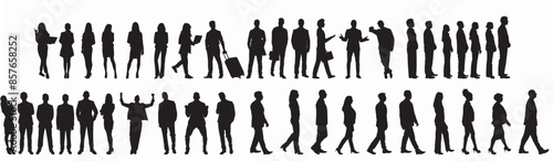 business set silhouette