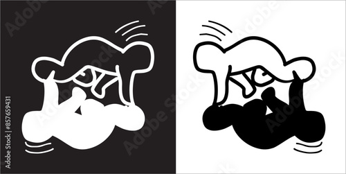  IIlustration Vector graphics of Bitsbats icon