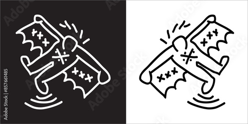  IIlustration Vector graphics of Bitsbats icon