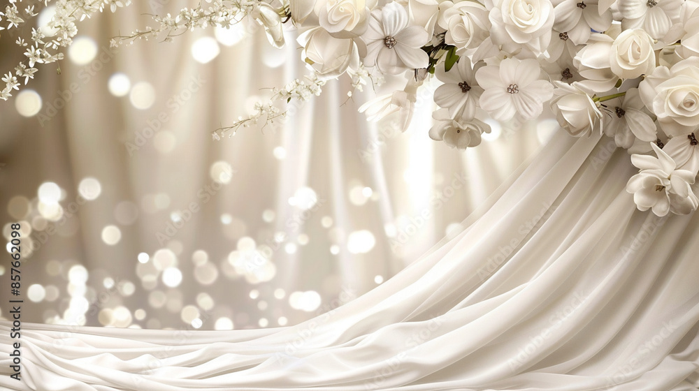 elegant wedding ring invitation background with flower elegant wedding ring invitation background with flower