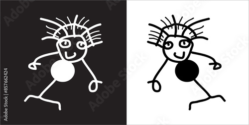  IIlustration Vector graphics of Bitsbats icon