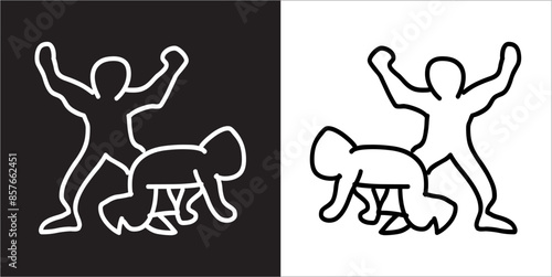  IIlustration Vector graphics of Bitsbats icon