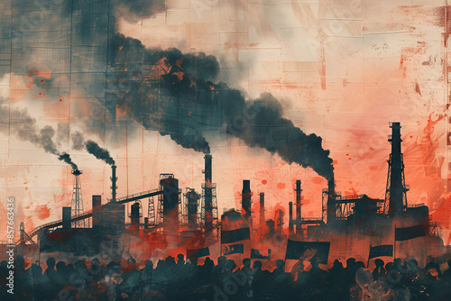 Industrial Pollution and Environmental Protest photo