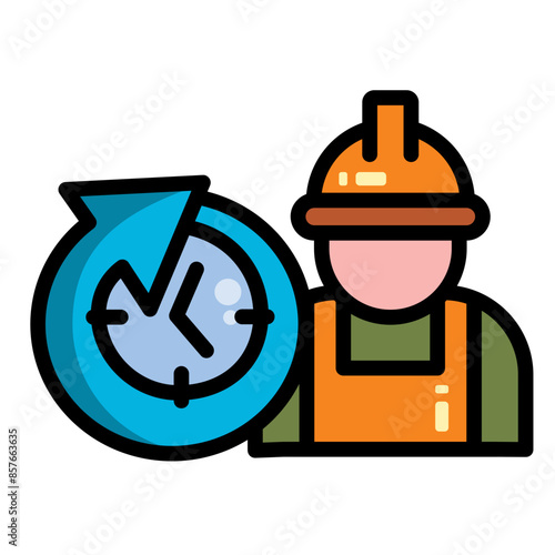 Temp Worker Icon