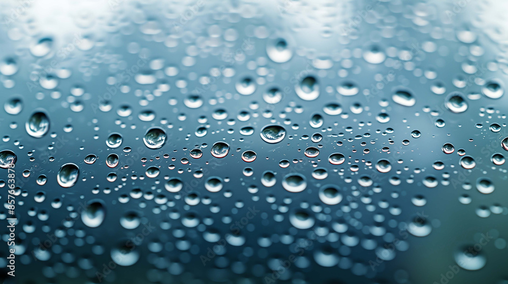 Window, streaked with rain, blurs the boundary between inside and outside Window, streaked with rain, blurs the boundary between inside and outside