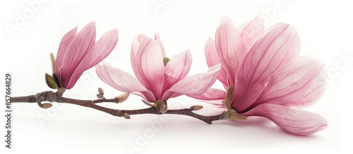 Delicate Pink Magnolia Blossoms © andri