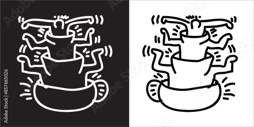  IIlustration Vector graphics of Bitsbats icon