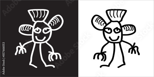  IIlustration Vector graphics of Bitsbats icon