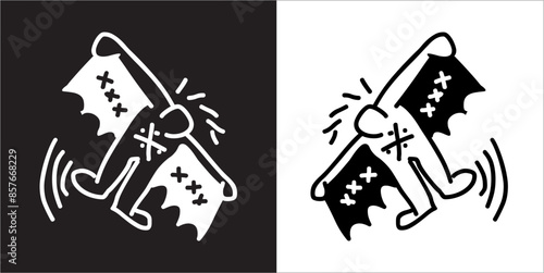  IIlustration Vector graphics of Bitsbats icon
