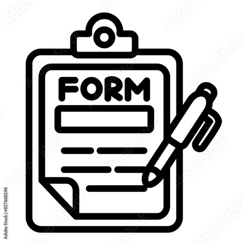 Application Form Icon