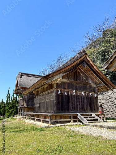 縁結びの神議の場となる出雲大社の上宮の風景