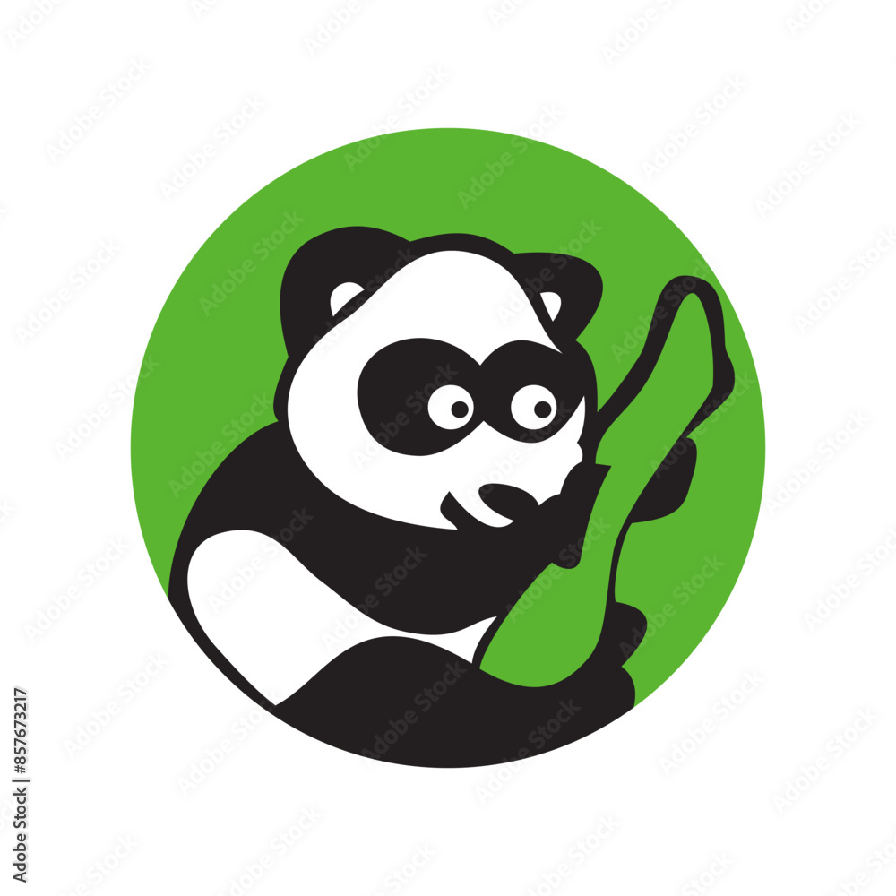 Obraz premium Make a Professional Panda Vector