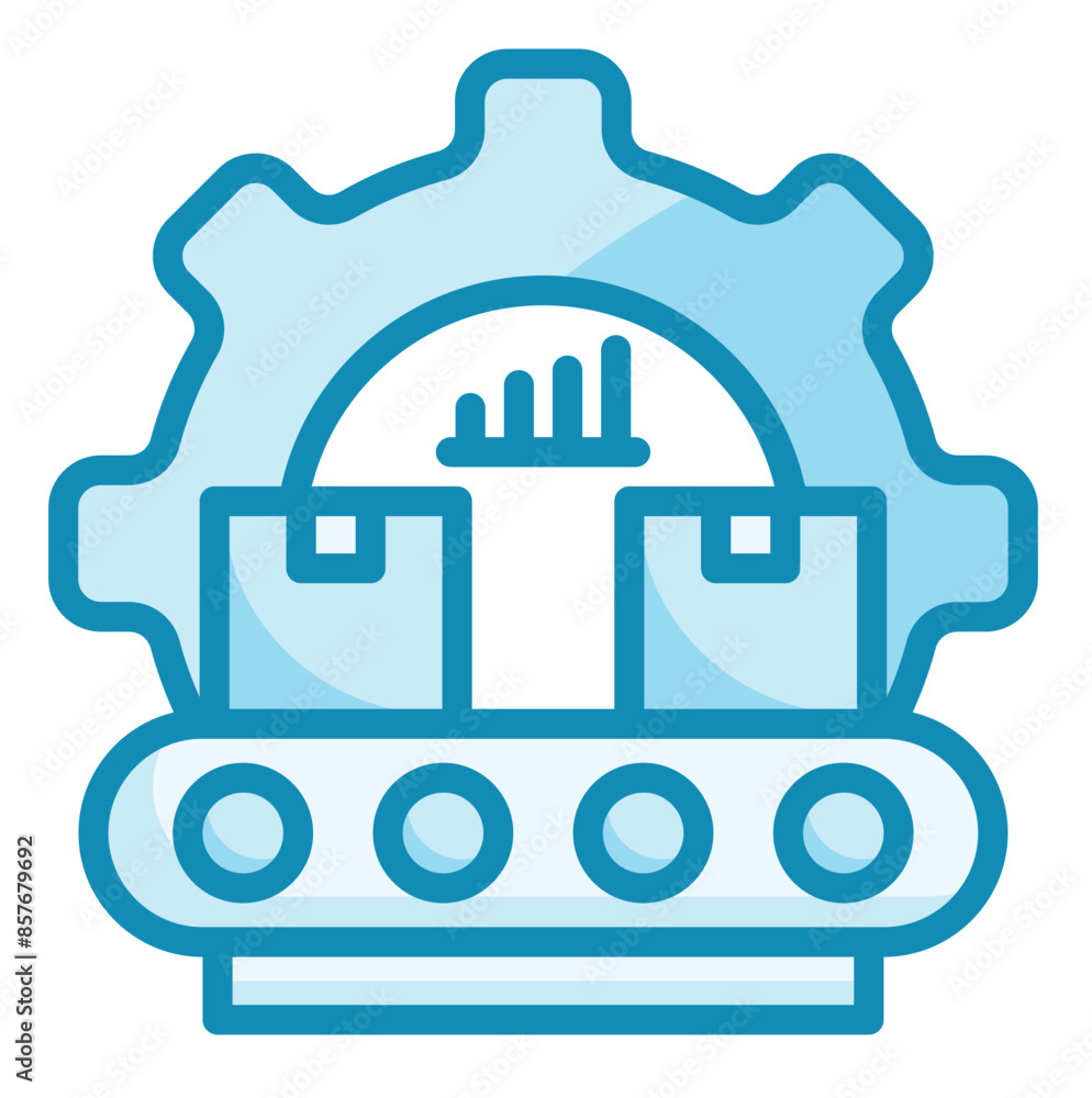 Fototapeta premium Lean Manufacturing Icon