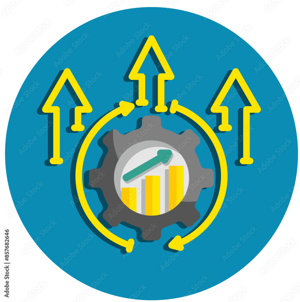 Continuous Flow Icon Continuous Flow Icon