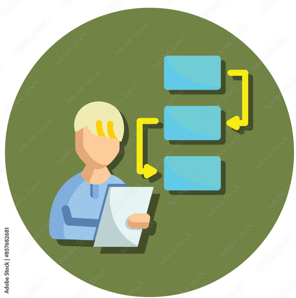 Flowchart Icon Flowchart Icon