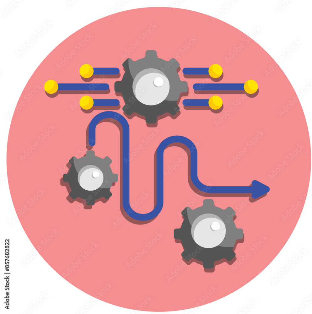 Obraz premium Streamlining Icon