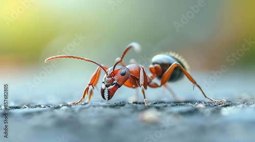 A closeup of ant on the floor © Michael