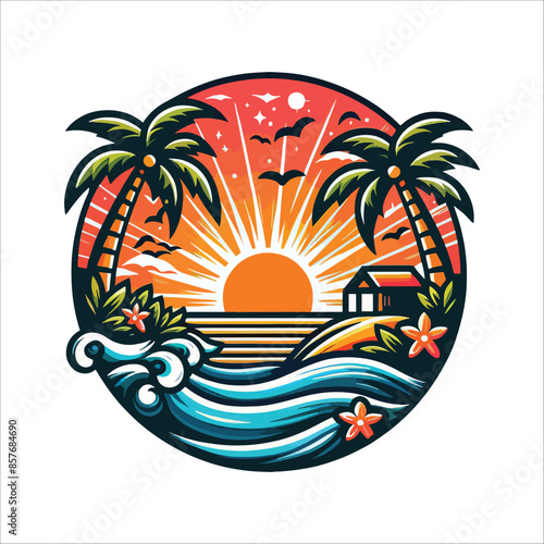 Summer time vector design