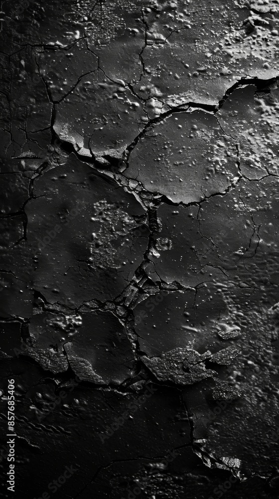 Fototapeta premium Dark Elegance. High-detailed black texture background concept