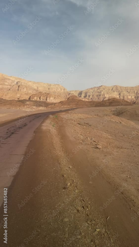 Aerial video over Timna National Park, southern Israel Aerial video over Timna National Park, southern Israel