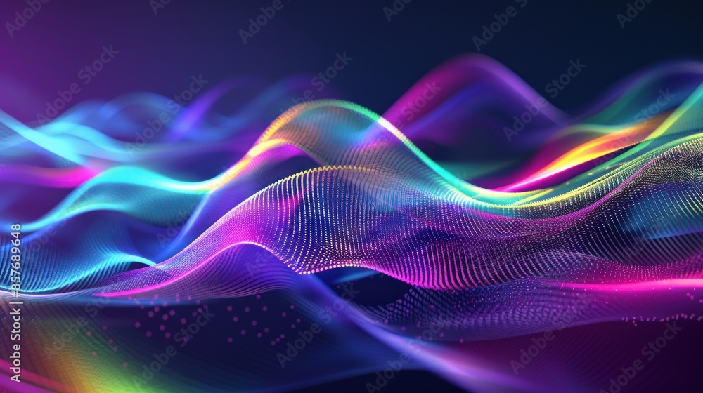 Abstract Neon Waves Abstract Background Abstract Neon Waves Abstract Background