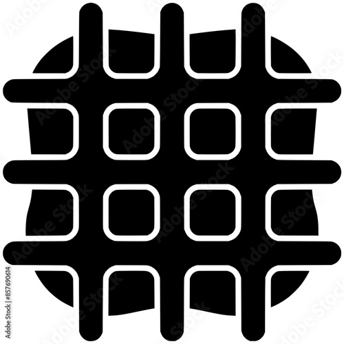 dessert illustration sweet silhouette food logo cafe icon waffles outline waffle breakfast chocolate dish snack cream pastry bake homemade shape crispy meal fruit for vector graphic background