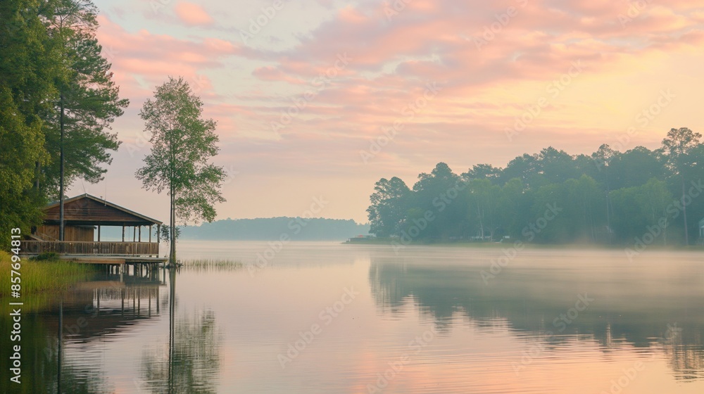 morning on the lake morning on the lake
