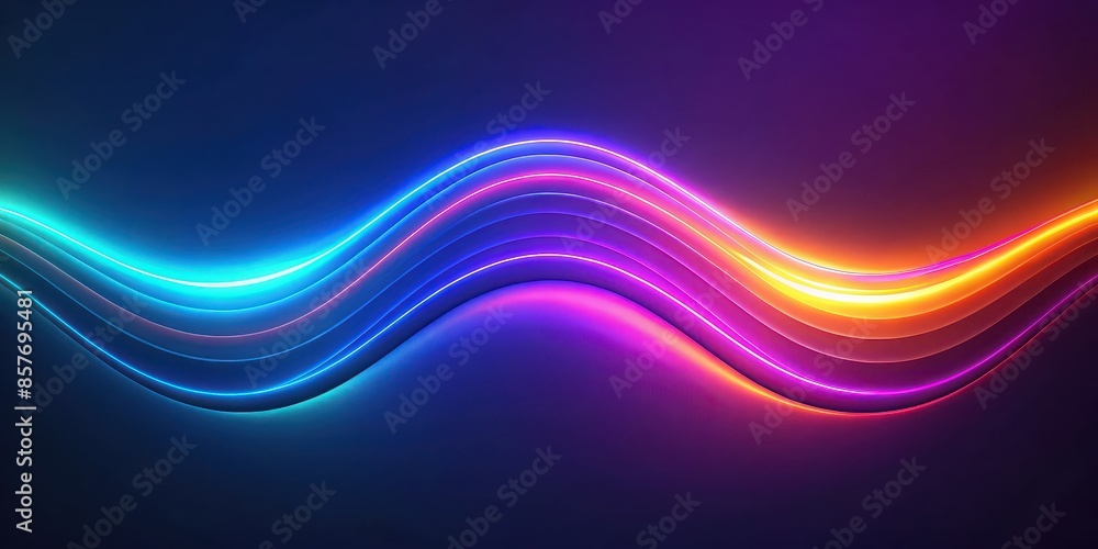 Abstract neon lighting with mesh colorful waves of light blue, orange, and purple, futuristic digital technology concept , neon, lighting, abstract, mesh, waves, colorful, light blue, orange Abstract neon lighting with mesh colorful waves of light blue, orange, and purple, futuristic digital technology concept , neon, lighting, abstract, mesh, waves, colorful, light blue, orange