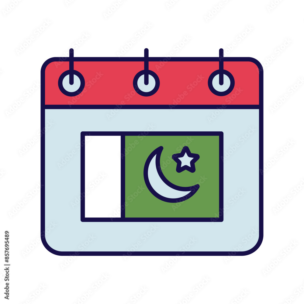 independence day icon with white background vector stock illustration independence day icon with white background vector stock illustration