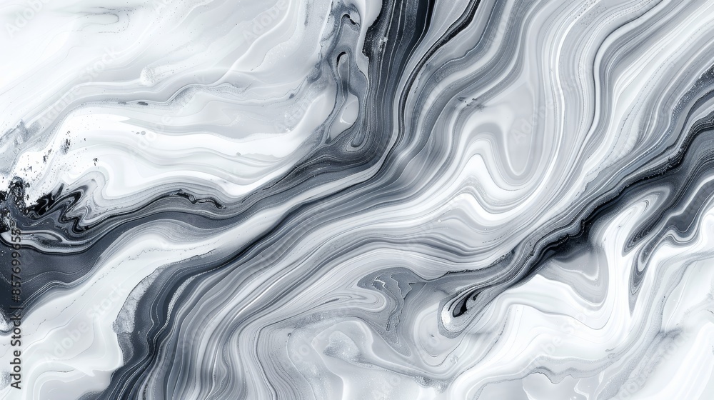 Marble-esque, abstract, swirling grey and white background for sophistication. Marble-esque, abstract, swirling grey and white background for sophistication.