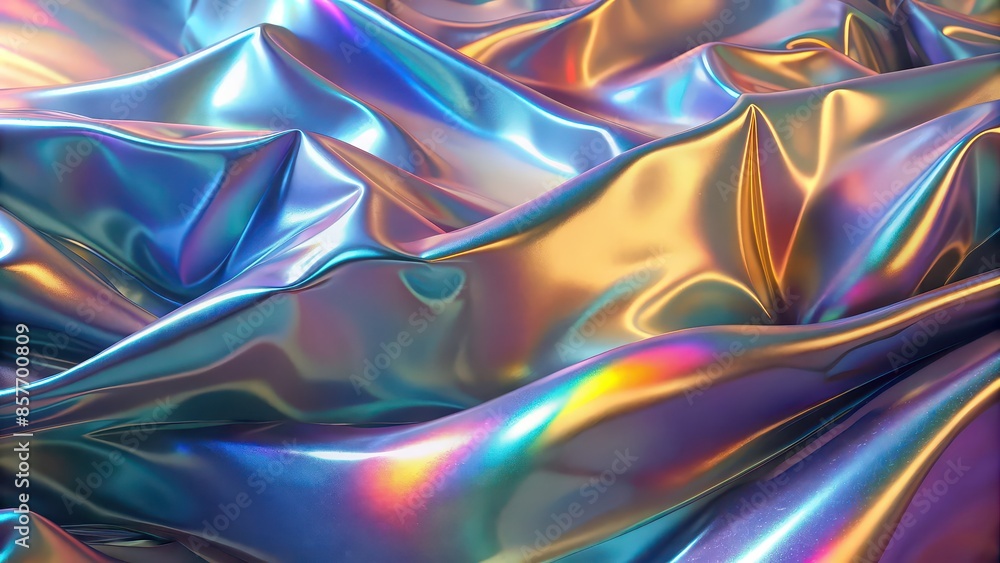 Holographic foil texture background with iridescent colors ...