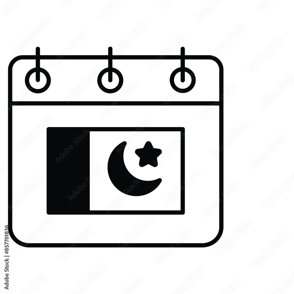 independence day icon with white background vector stock illustration independence day icon with white background vector stock illustration