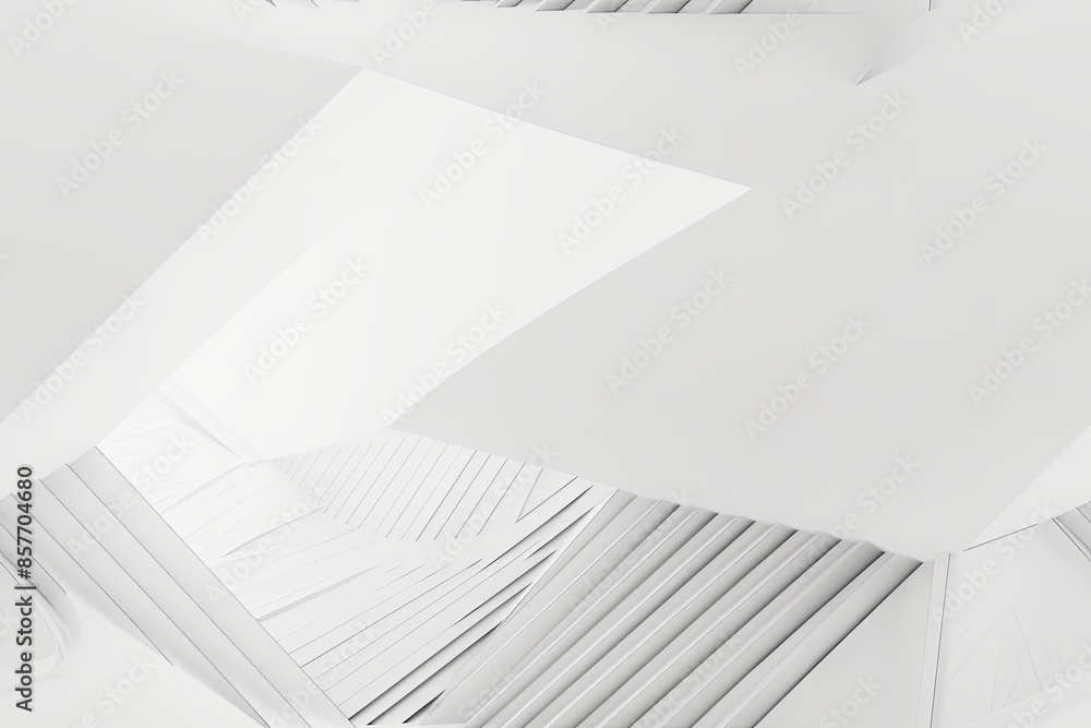White Minimalist Abstract Background created with Generative AI White Minimalist Abstract Background created with Generative AI