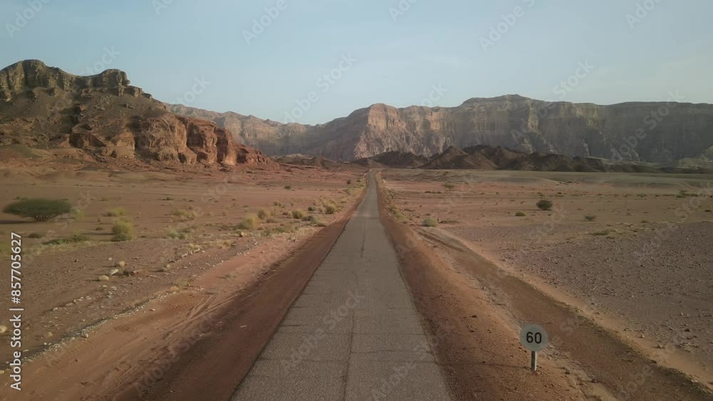 Aerial video over Timna National Park, southern Israel Aerial video over Timna National Park, southern Israel