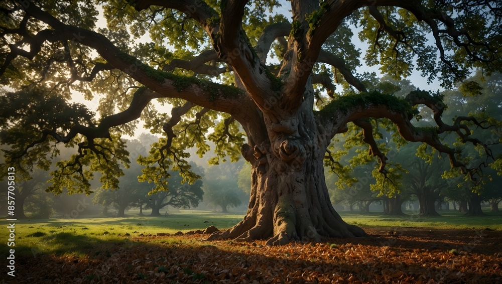 The wisdom hidden in the whispering leaves of an ancient oak tree ai_geneated The wisdom hidden in the whispering leaves of an ancient oak tree ai_geneated