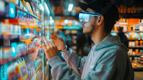  "Augmented reality shopping experience with holographic product displays" © Usama