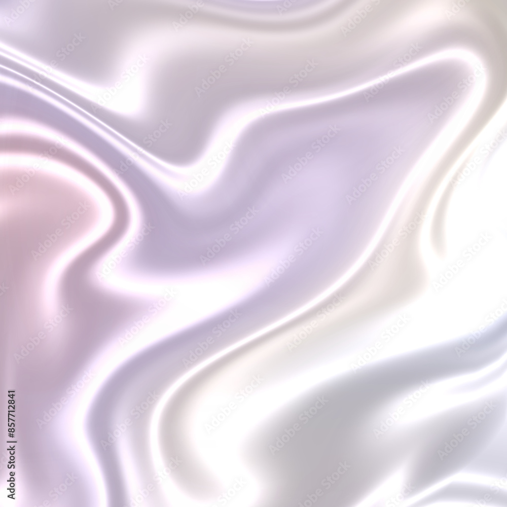 Obraz premium Light Purple Abstract Iridescent Holographic Silk Background 