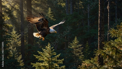 eagle in flight